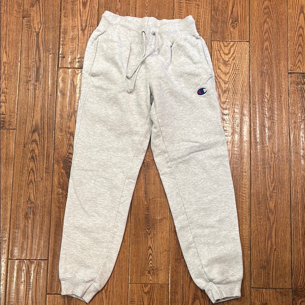 Champion Gray Fleece Joggers with Elastic Waistband